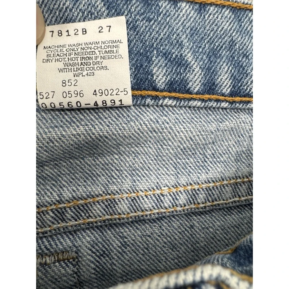 Vintage Levis 560 Jeans Mens 33x32 Blue Denim Loose Fit Tapered Leg Baggy 90s